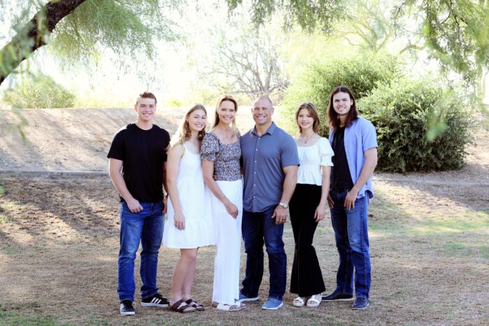 Sofia with her family