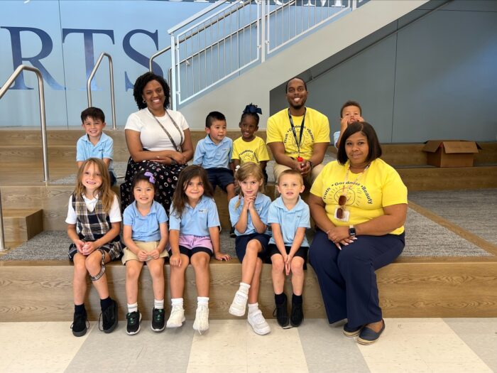 Students and faculty at Harveston Kinder Readiness Program