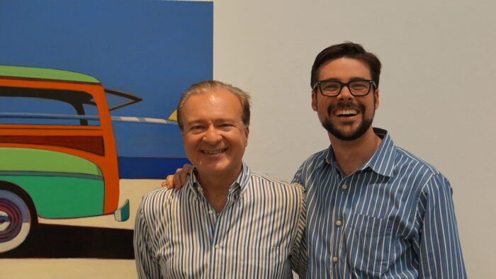 Mr. Demerest-Smith with his college mentor