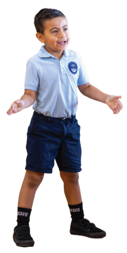 Male student at Great Hearts Christos