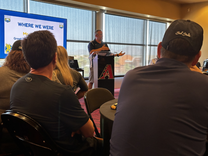 Coaches gathered for Glendale Prep Coach Summit