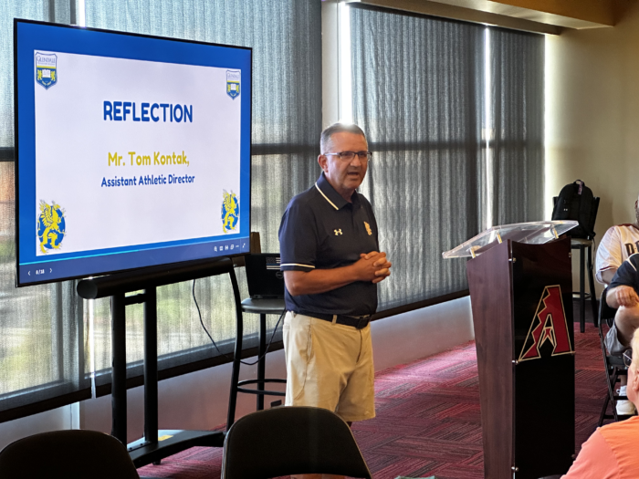 Assistant Athletic Director Tom Kontak