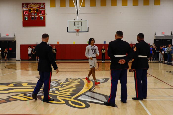 North Phoenix Prep senior with three Marine Officers