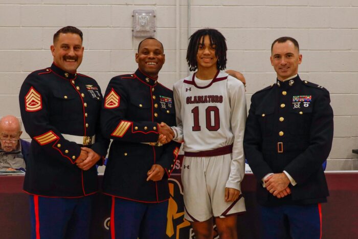North Phoenix Prep senior with three Marine Officers