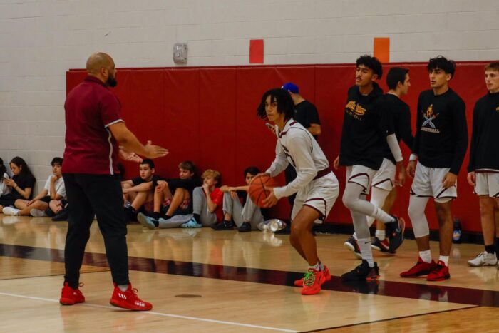 North Phoenix Senior playing basketball