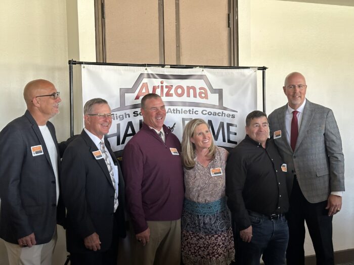 Inductees at the Arizona High School Athletic Coaches Hall of Fame