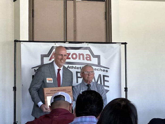Inductee at the Arizona High School Athletic Coaches Hall of Fame