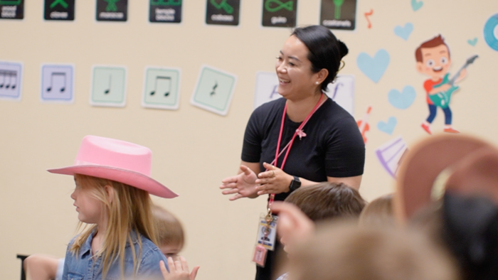 Molly Wang teaching