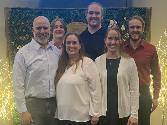 Jason Doughty with his family