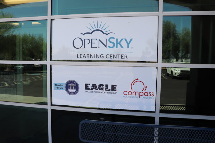 Open Sky exterior sign