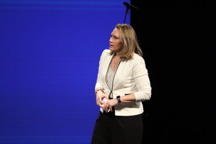 Jerilyn Olson on stage