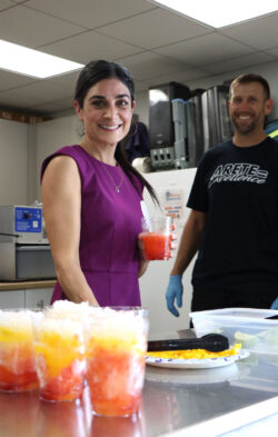 Archway Arete keeping teachers cool with frozen drinks
