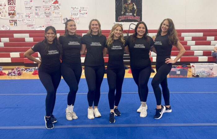 Instructors at Cheer Clinic