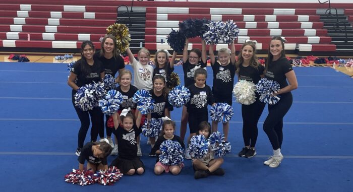Younger Cheer Clinic Cheerleaders