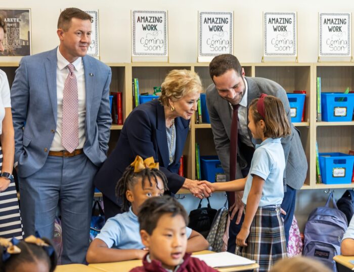 US Secretary of Education at Harveston