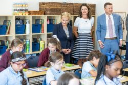 US Secretary of Education at Harveston