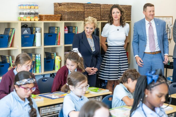 US Secretary of Education at Harveston