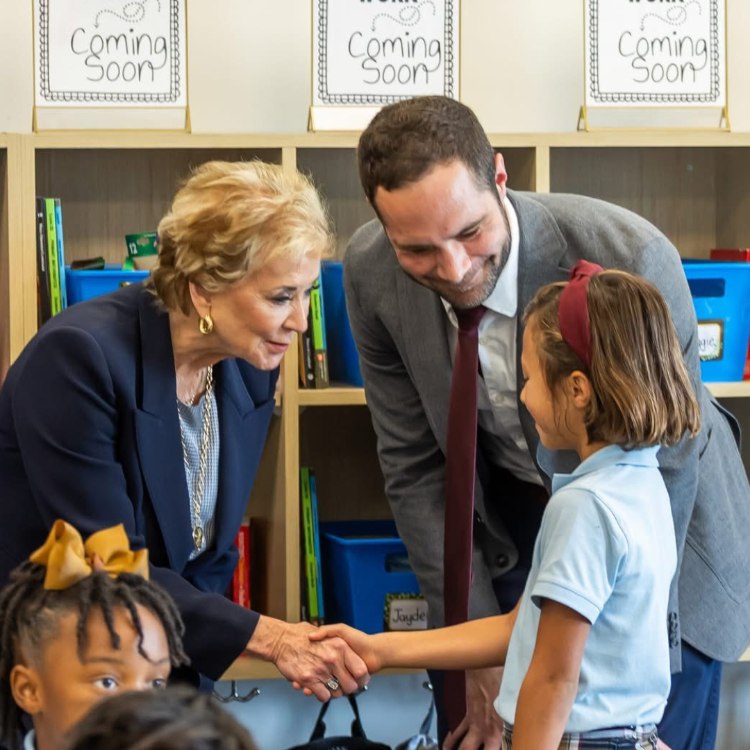 US Secretary of Education at Harveston