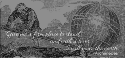 Archimedes Quote with Graphic