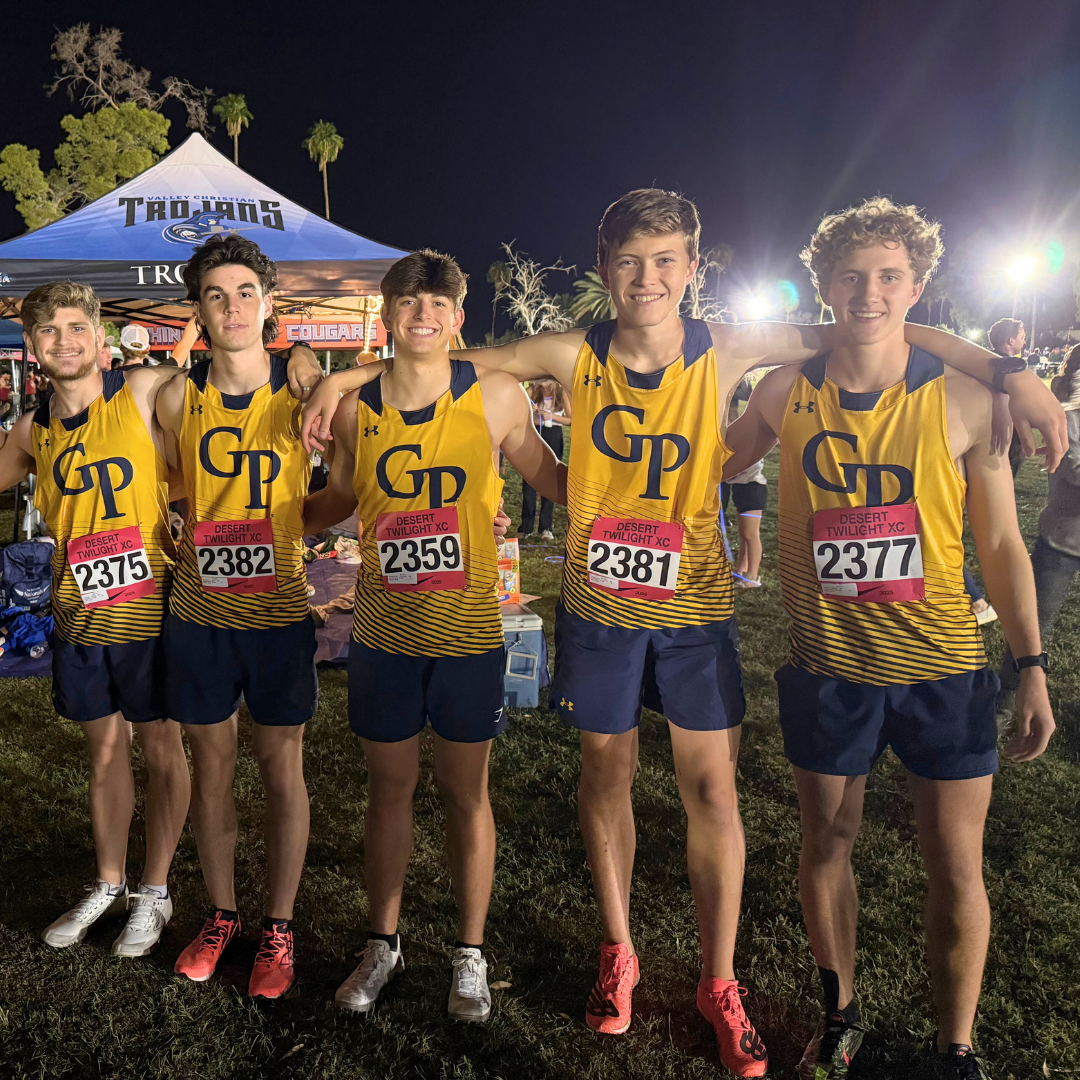 GP Varsity Cross Country team at Desert Twilight