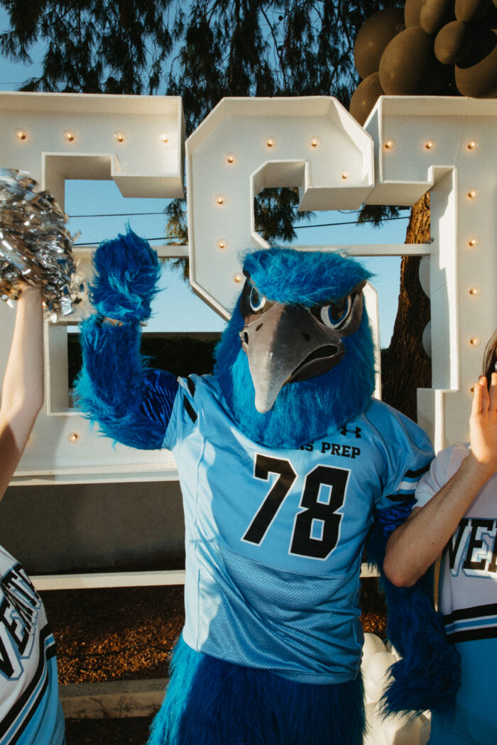 Veritas Football Mascot