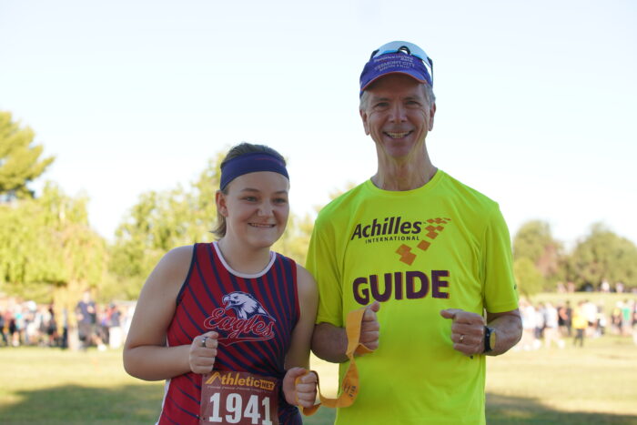 Aurora with her guide