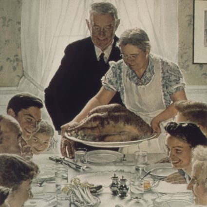 Freedom From Want by Norman Rockwell