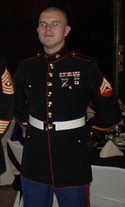 Gabe Duttlinger in uniform
