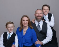 Sandra Spoon with family