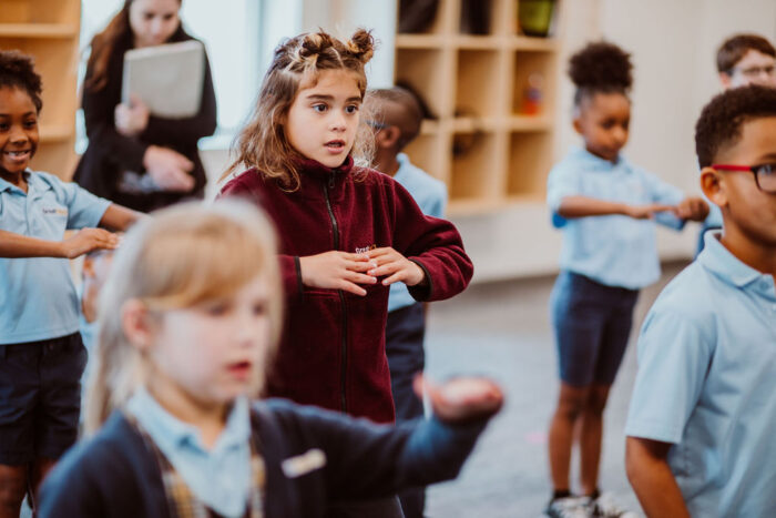 Student in Mr Gatlins classroom
