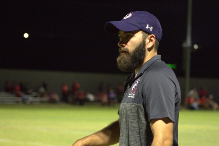 Tom Barringer on the field