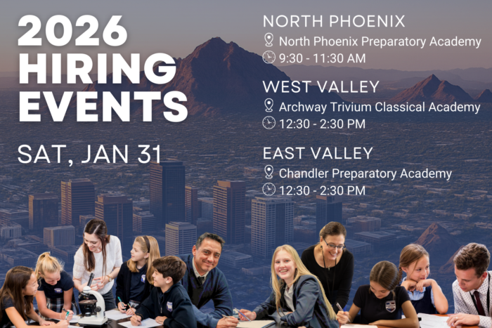 2026 Hiring Event in Arizona flyer with dates, times, and locations