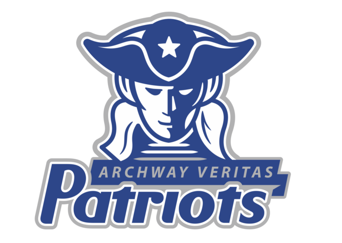 Archway Veritas Patriots Mascot Logo