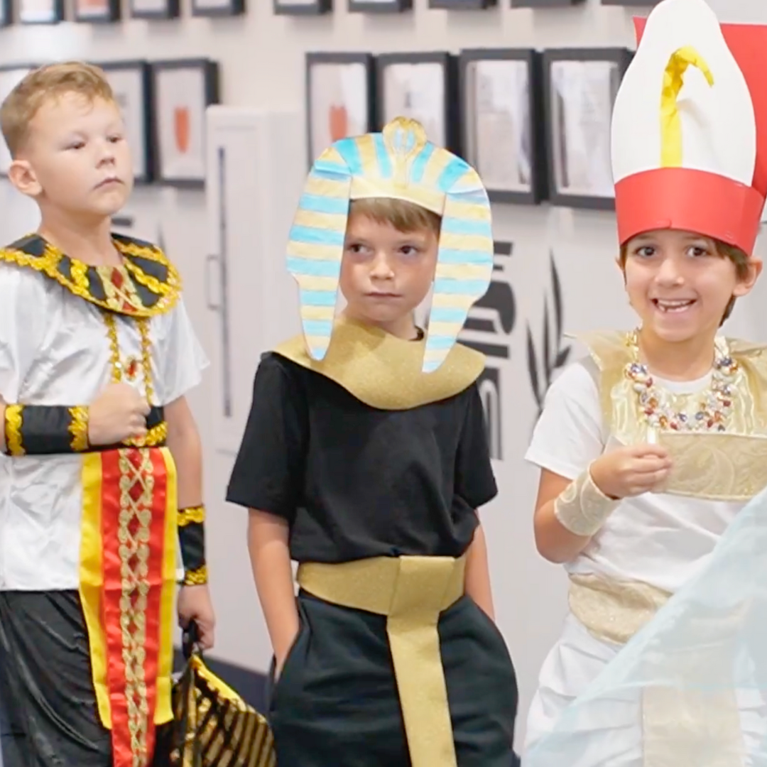 First Graders at Ancient Egyptian Living Museum