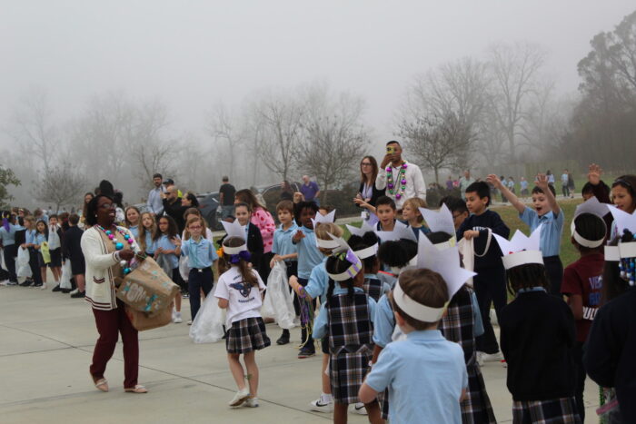 Mardi Gras student Parade