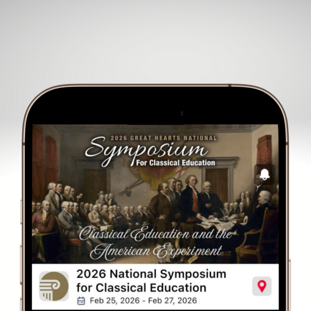 Symposium App on a phone