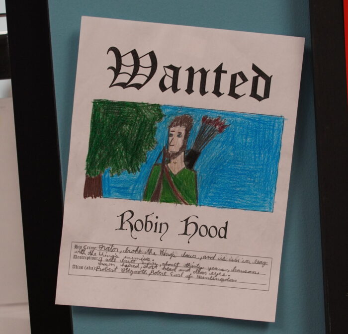 Wanted Poster at Robin Hood Day
