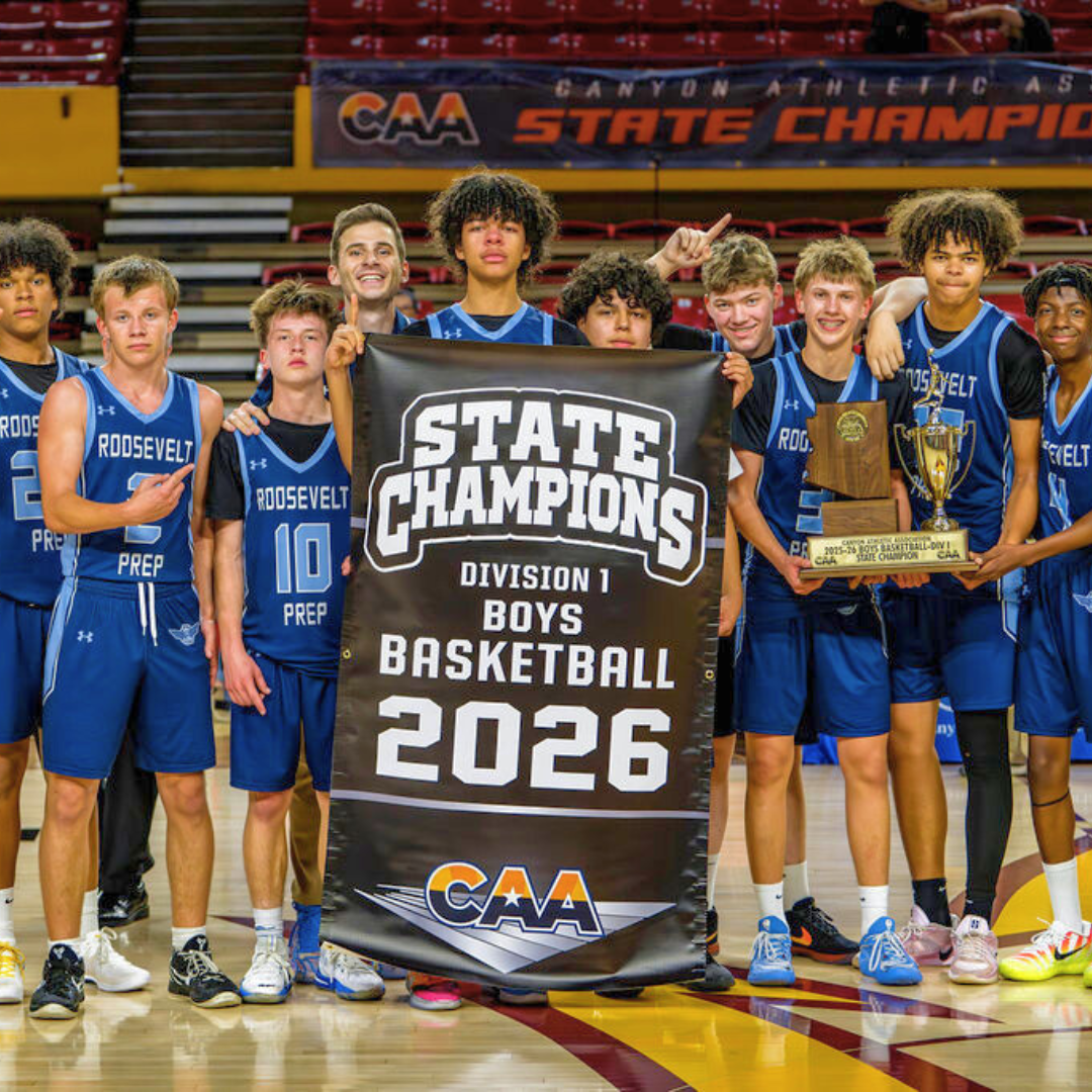 Roosevelt Boys Basketball Championship Team photo