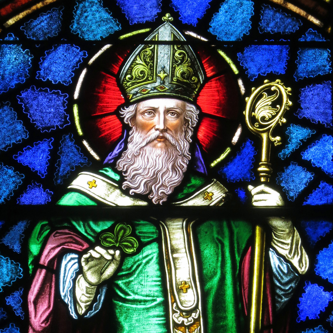 Stained Glass of Saint Patrick