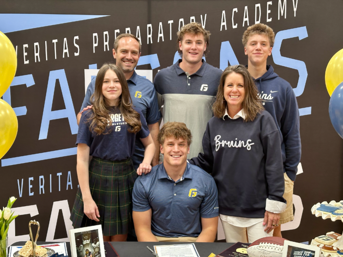 Barrett Family at signing