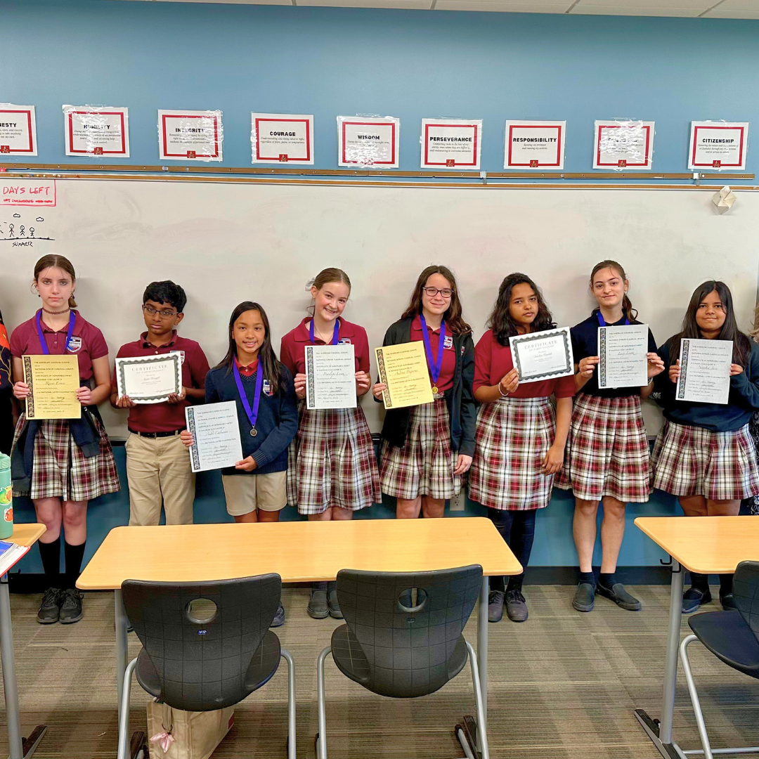 North Phoenix Prep students who took National Latin Exam