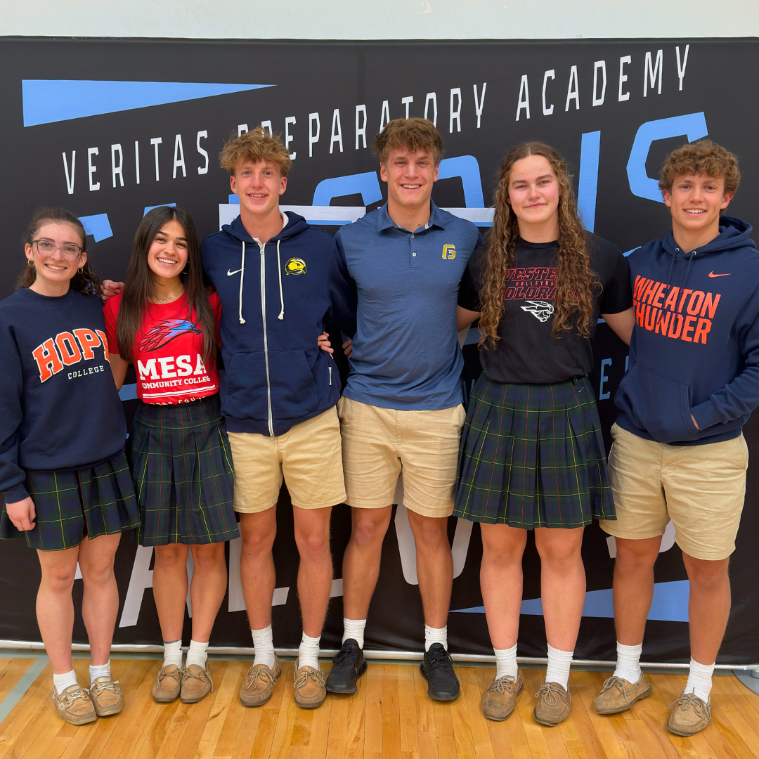 Six student athletes at Veritas Prep