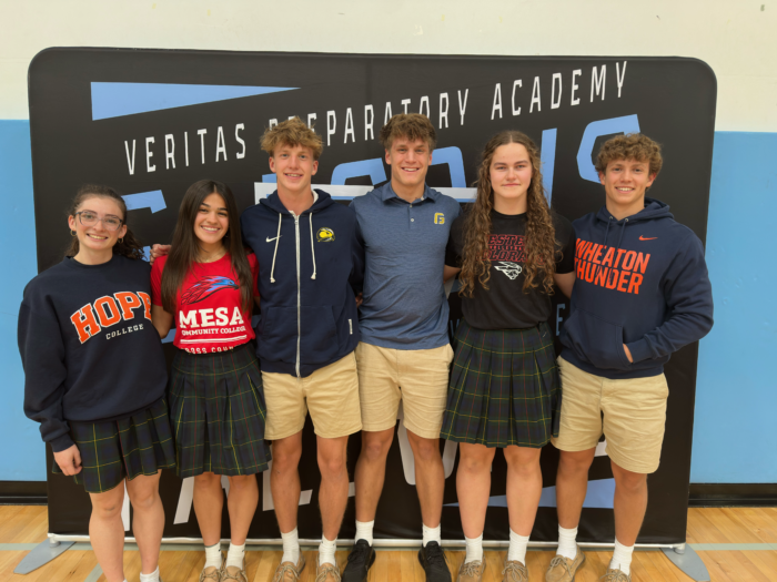 Six student athletes at Veritas Prep