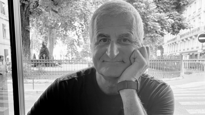 B&W Headshot of Dean Hebert