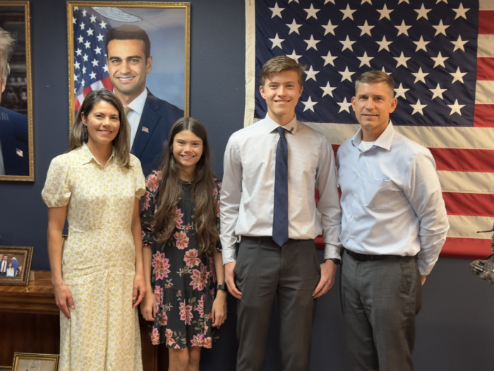 David with family