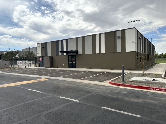 Exterior of new Lincoln Prep building