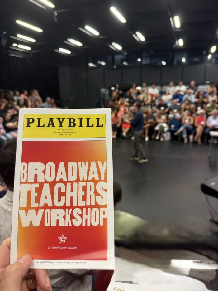 Broadway Teachers Workshop playbill