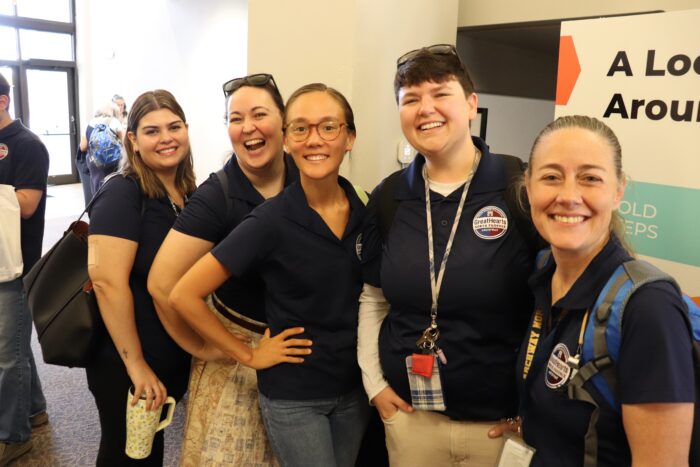 Group of staff at summit