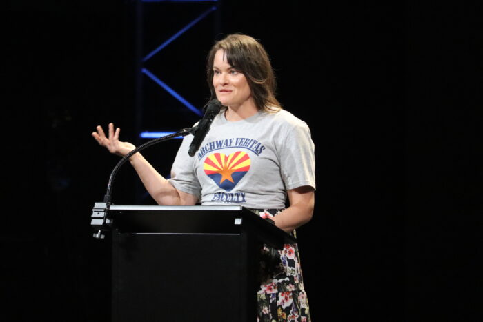Megan Opitz speaking at Summit