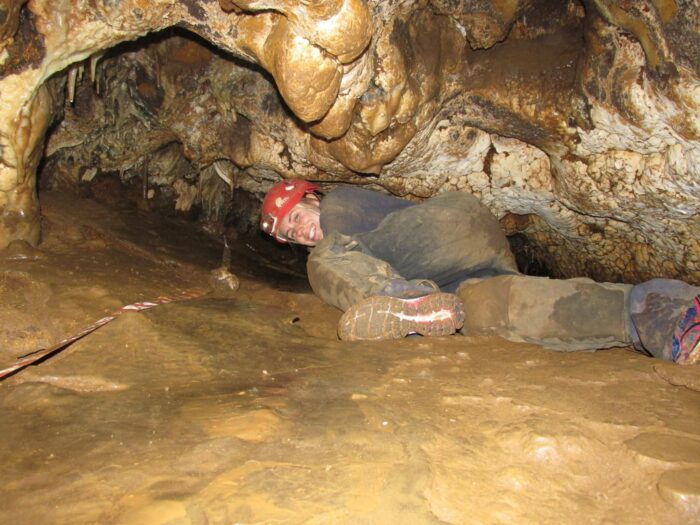 Michelle Paull cave climing